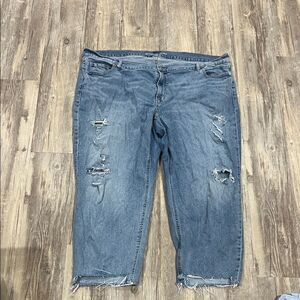 Old Navy Blue Distressed Women Jeans